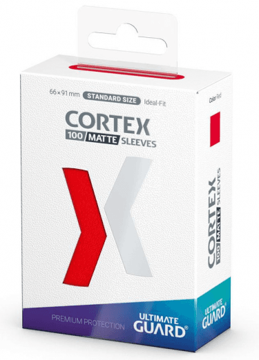100 Ultimate Guard Cortex Sleeves (Red)