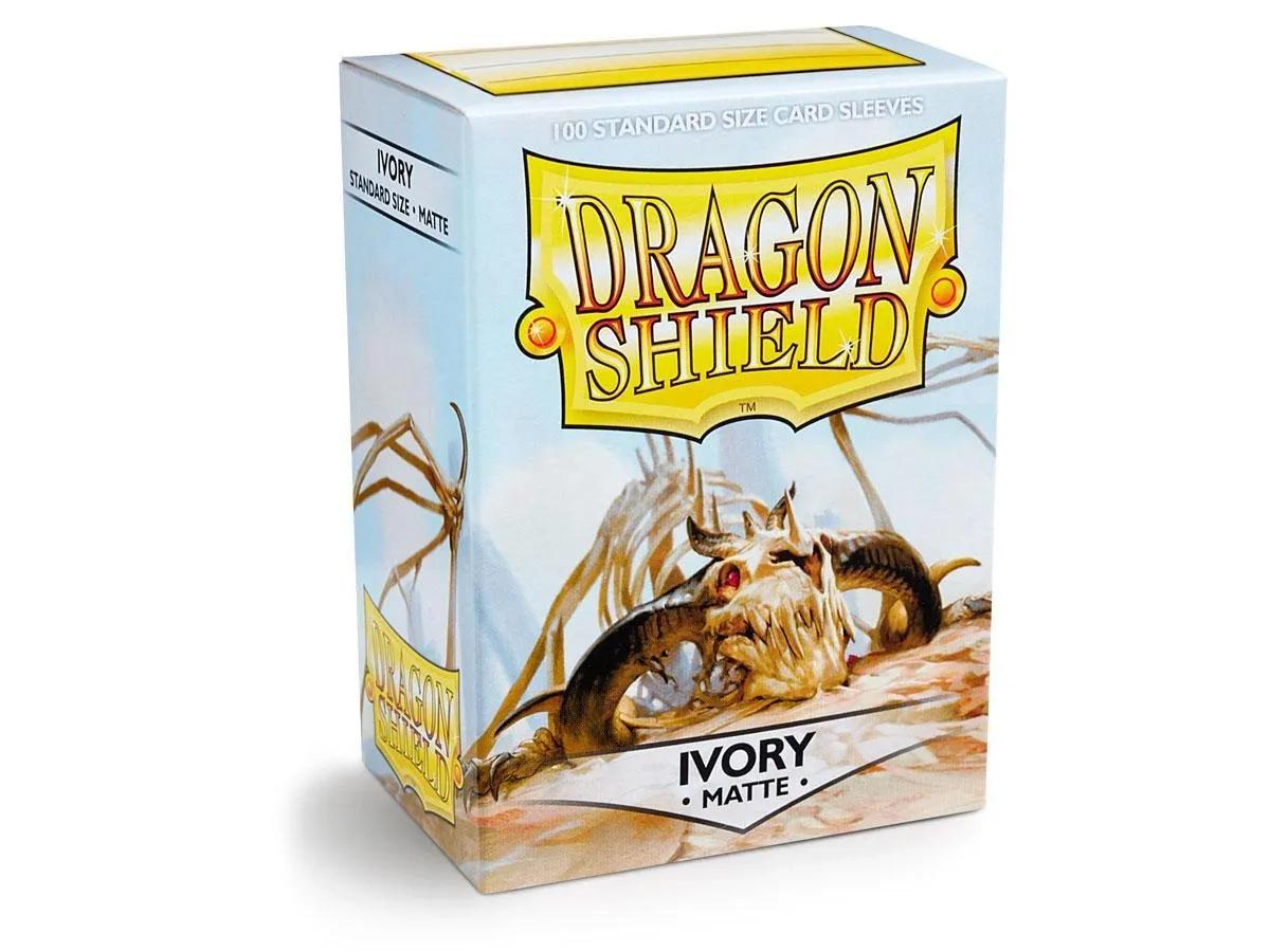 100 Dragon Shield Sleeves - Matte Ivory