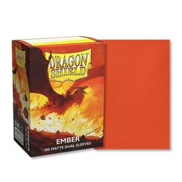 100 Dragon Shield Sleeves (Matte Dual Ember)