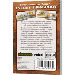 Terraformacja Marsa: Tytuły i nagrody