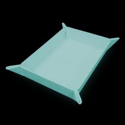 Vivid Magnetic Foldable Dice Tray - Light Blue