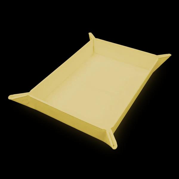 Vivid Magnetic Foldable Dice Tray - Yellow